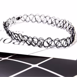 Gothic Choker Necklace Women Tattoo Jewelry