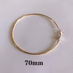 Fashion Earrings Big Circle Earrings Exaggerated Hop Circle Earring Jewelry Female Big Earrings - gold, 70mm