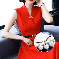 ??????korean Simple Pearl Cute Brooch Women&apos;s Accessories Kpop Brooches For Women Pins Enamel Pin Jewelry - gold