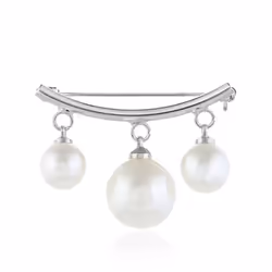 Women Curve Beaded Jewelry Brooch Pearl Practical Anti-light Brooch Creative Brooch Collar Pin - gold, Bow brooch