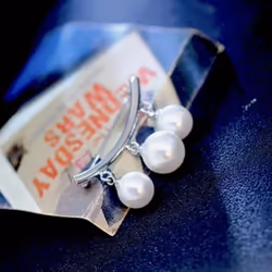 Korean Simple Pearl Cute Brooch Women&apos;s Accessories Kpop Brooches For Women Pins Enamel Pin Jewelry - silver