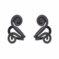Non Piercing Earrings Simple Earrings Clip Acupressure Slimming Earrings Healthcare Stimulating Acupoints Earring Clip - blac ...