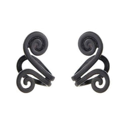 Non Piercing Earrings Simple Earrings Clip Acupressure Slimming Earrings Healthcare Stimulating Acupoints Earring Clip - black