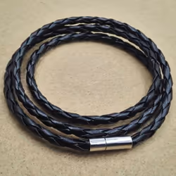 Vintage Women Men Multilayer Braided Leather Cuff Bangle Wristband Bracelet Gift - brown
