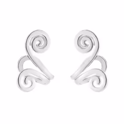 Non Piercing Earrings Simple Earrings Clip Acupressure Slimming Earrings Healthcare Stimulating Acupoints Earring Clip - silv ...