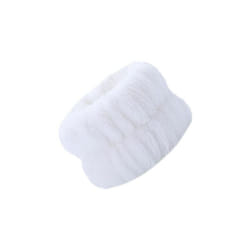 2pcs One Pair Wash Face And Wrist Band Absorb Water Sports Sweat Wiping Bracelet Hairband Moisture Proof Sleeve Wrist Guard - white, 2 Pcs