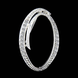 Gifts Rhinestone Letter Crystal Pins Jewelry Letter Alphabetical English Brooch Brooches - O