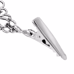 Sweater Cardigan Clip Shirt Collar Clasps Decoration Metal Buckle - antique silver