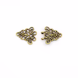 1 Pair Cute Clips Cardigan Retro  Accessories Buckle Alloy  Scarf  Blouse Fashion Gifts - bronze
