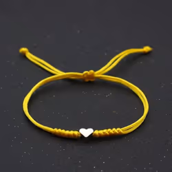 Love Heart Charm Bracelet Women Men Lovers&apos; Wish Good Lucky Red String Braided Adjustable Couple Bracelets Friendship Je ...