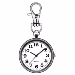 &quot;children&apos;s Digital Pocket Watch For Exams - Large Keychain, Clear Display, Quartz Movement&quot; - black, keychain ...