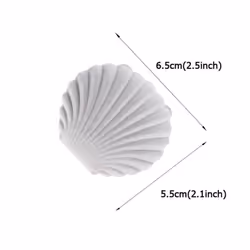 Shell Shape Velvet Jewelry Box Wedding Engagement Ring Box for Earrings Necklace Bracelet Display Gift Box Holder Storage - Pink