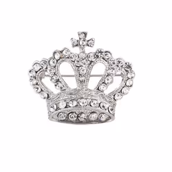 Luxury Rhinestone Crown Brooch Pin For Women Men Lapel Pins Suit Shirt Collar Badge Corsage Brooches For Men Jewelry Accessor ...