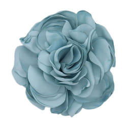 1pc Art Flower Brooch Fabric Corsage Gift Cloth Lapel Pin Handmade Elegant Jewelry Wome - blue,green