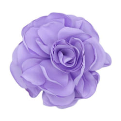 1pc Art Flower Brooch Fabric Corsage Gift Cloth Lapel Pin Handmade Elegant Jewelry Wome - light purple