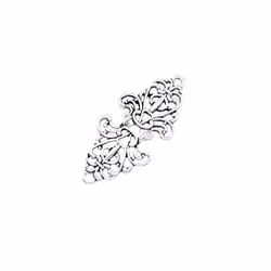 1 Pair Snap Clips Accessories Retro Buckle Cardigan Alloy Blouse Cute Scarf Buttons - silver
