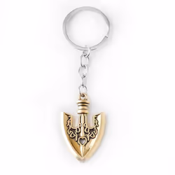 Jojos Bizarre Adventure Necklace Kujo Jotaro Arrow Metal Pendant Chain - 2.7*4.2CM
