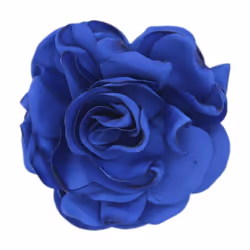 1pc Art Flower Brooch Fabric Corsage Gift Cloth Lapel Pin Handmade Elegant Jewelry Wome - royal blue