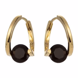 &quot;korean Geometric Zircon Micro-inlaid Earrings: Versatile, Elegant, Women&apos;s Ear Buckles&quot; - gold,black, Zirconi ...