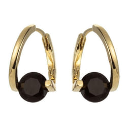 &quot;korean Geometric Zircon Micro-inlaid Earrings: Versatile, Elegant, Women&apos;s Ear Buckles&quot; - gold,black, Zirconia Earrings