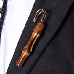 Unisex Fashion Brooch Badge Retro Bamboo Pin Fashion Clothing Decoration Accessories