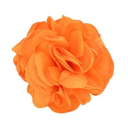 1pc Art Flower Brooch Fabric Corsage Gift Cloth Lapel Pin Handmade Elegant Jewelry Wome - orange