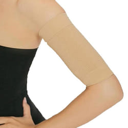 M/l Women Shaper Weight Loss Thin Legs Thin Arm Calorie Off Fat Buster Slimmer Wrap Belt - beige, L