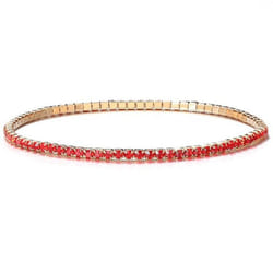1pc Bohemian Handmade Women Bracelet Vintage Ethnic Colorful Beads Elastic Bracelet Jewelry Gift - red