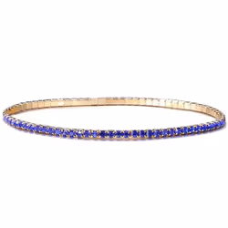 1pc Bohemian Handmade Women Bracelet Vintage Ethnic Colorful Beads Elastic Bracelet Jewelry Gift - blue