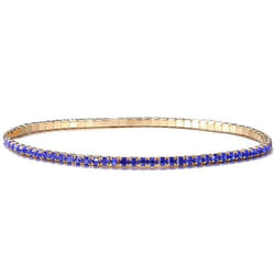 1pc Bohemian Handmade Women Bracelet Vintage Ethnic Colorful Beads Elastic Bracelet Jewelry Gift - blue