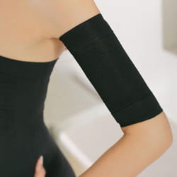 M/l Women Shaper Weight Loss Thin Legs Thin Arm Calorie Off Fat Buster Slimmer Wrap Belt - black, M
