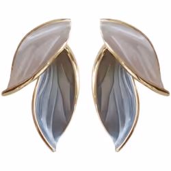 Elegant Leaf Earrings Women Simple Dangle Earrings Advanced Design Engagement Party Jewelry