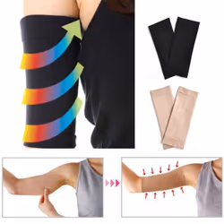 M/l Women Shaper Weight Loss Thin Legs Thin Arm Calorie Off Fat Buster Slimmer Wrap Belt - black, L