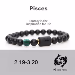 Men Women 12 Constellation Bracelet Elastic Bracelet Hand Woven Adjustable Natural Tiger Eye Obsidian Bracelet Party Gift Jew ...