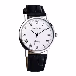 Men Watches Chronograph Casual Analog Quartz Watch Quartz Movement Watch Belt Strap Wristwatch Gift For Boyfriend Father - bl ...