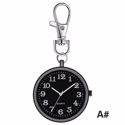 Cute Pocket Watch Fashion Keychain Watch Nurse Watch Portable Pocket Watch - E