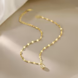 Minimal Beads Vintage Anklets For Womens - Gold