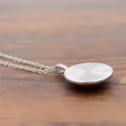 Tryzub Ukraine Pendant Necklace Ukrainian Rune Vintage Patterns Glass Cabochon Chain Necklaces Men Women Classic Jewelry - silver