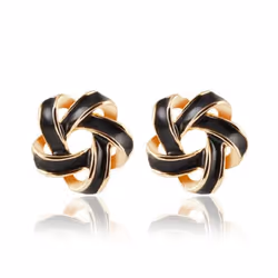 Stud Earrings For Women Brincos Fashion Bijoux Flower Boucle D&apos;oreille Femme Accessory Jewelry - multicolor