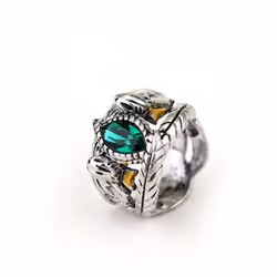 Fashion Classics Crystal Ring Film Aragorn&apos;s Ring Of Barahir Lord Of The Rings - 6
