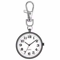 Cute Pocket Watch Fashion Keychain Watch Nurse Watch Portable Pocket Watch - B