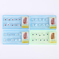 10pcs/box Acrylic Diamond Teeth Jewelry Tooth Decoration Denture Teeth Crystal Ornament - blue