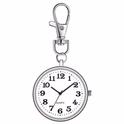 Cute Pocket Watch Fashion Keychain Watch Nurse Watch Portable Pocket Watch - D
