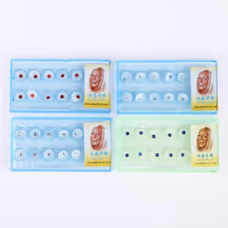 10pcs/box Acrylic Diamond Teeth Jewelry Tooth Decoration Denture Teeth Crystal Ornament - multicolor