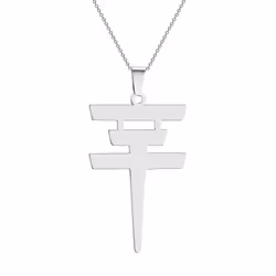 Vintage Tokio Hotel Stainless Steel Necklace Pendant Necklaces Choker Men Women Jewelry Accessories - silver