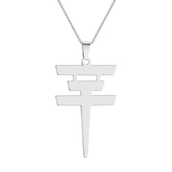 Vintage Tokio Hotel Stainless Steel Necklace Pendant Necklaces Choker Men Women Jewelry Accessories - silver
