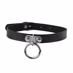Gothic Circle Choker Collar Pendant Women Necklace