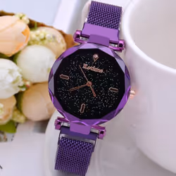 Ladies Stainless Steel Quartz Watch / Luxury / Fashion - red