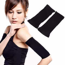 Arm Massager Arm Shaper Slimming 2pcs Calories Fat Loss Weight Upper Off Shaper Massager Lose - black
