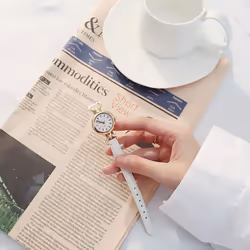 Popular Women Watch Simple Girl Pu Leather Strap Women Fashion Quartz Wrist Watch Mini Thin Dial Watches Quartz Wrist Watches - pink